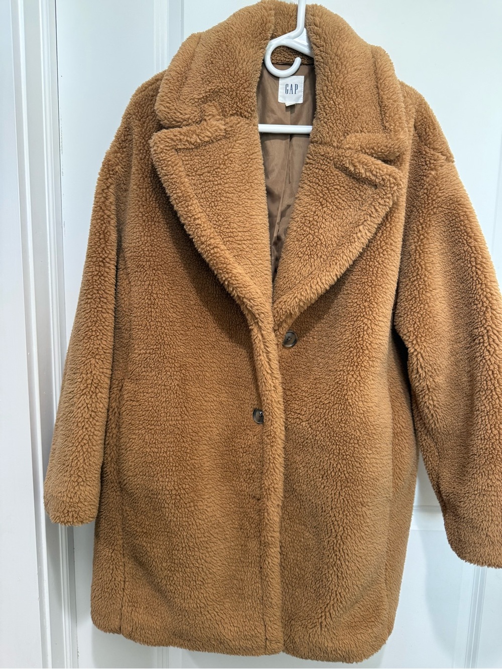 GAP Teddy Jacket in Camel